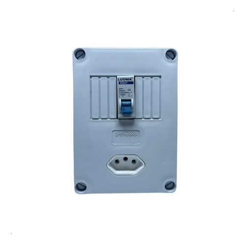 comprar Caixa Sobrepor Pu002Fdisjuntor Unipolar Com Tomada 20a