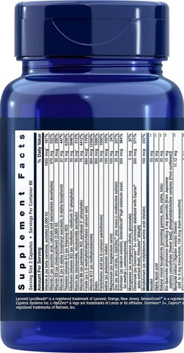 Life Extension Dos Por Día Multivitamina 120 Comprimidos