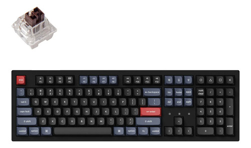 Keychron K10 Pro - Inglés Usa - Brown Switches