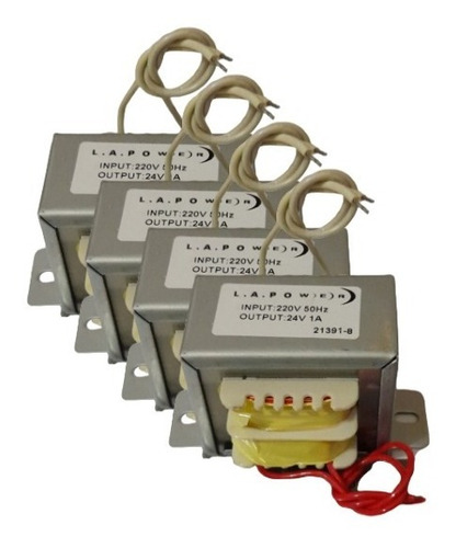 4 Transformador Para Valvula Solenoide Riego 24v 1 Amper Ac