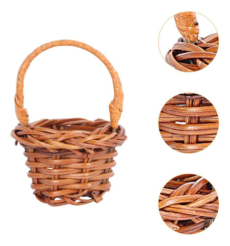 Cesta De Ratán De 10x Cesta De Huevos Campas De Dulces