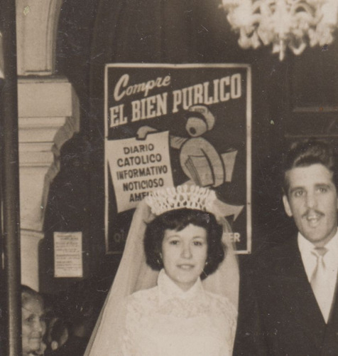 Afiche Diario El Bien Publico Fotografia Casamiento Iglesia