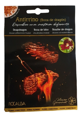 Semillas De Flores Comestibles Antirrino Boca De Dragon