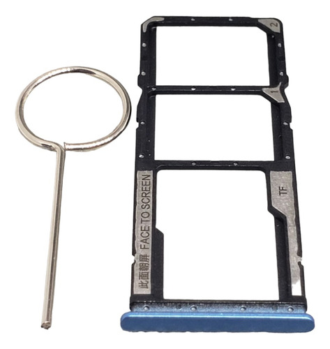Cajón con ranura para guardar chips para Redmi 10, color azul (azul océano)
