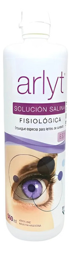 Arlyt Solución Salina Esteril 500 Ml Lentes Contacto