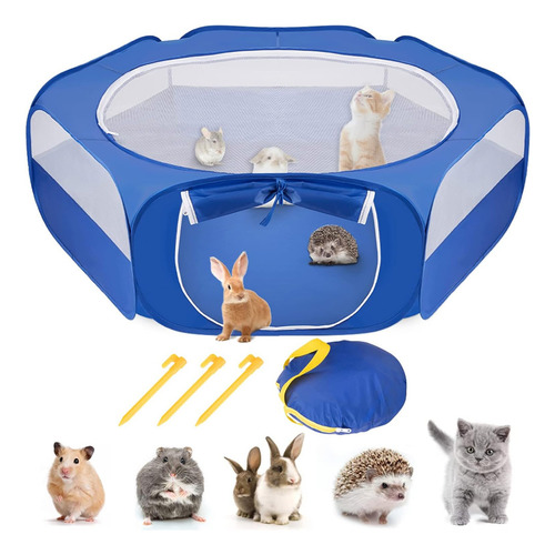 Parque Infantil Para Animales Pequeños, Mascotas, Portátil Y