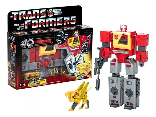 Transformers Retro 40 Aniversario Autobot Blaster & Steeljaw