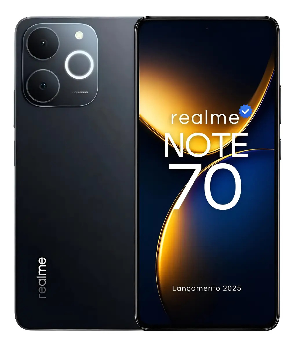 Telefone Celular Realme Note 70 128/4gb-preto
