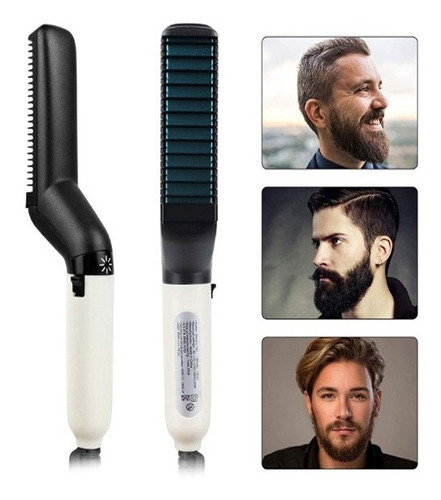 Imagen 5 de 7 de Cepillo Alisador Hombre Cabello Barba Pelo Estilo
