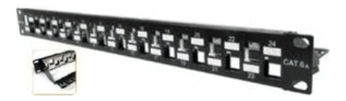 Panel De Parcheo Cat6a Nexxt Solutions 24 Puertos Rj-45 /vc