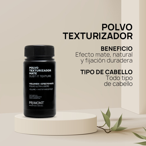 Polvo Texturizador Mate Dust It Volumen Ligero Primont 5g X6