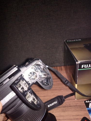 Câmera Fuji Hs10 + Acessório Para Usar Diretamente Na Tomada