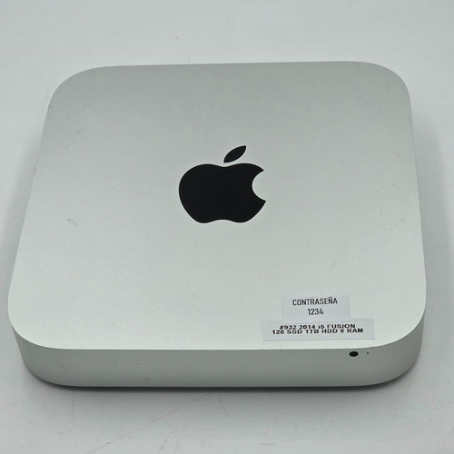 Mac Mini 2014 I5 8 Ram 1 Tb Hdd + 128 Ssd Monterey A1347 (Reacondicionado)