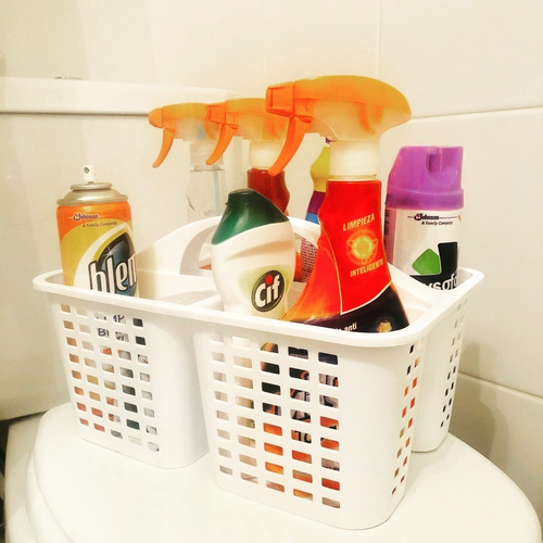Imagen 4 de 4 de Canasto Organizador De Productos De Limpieza Ms