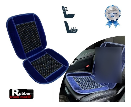 Cubre Respaldo Asiento Bolitas  Vw Routan 2009 A 2012