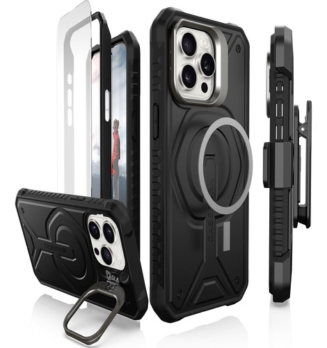 Caseborne Compatible Con Funda Protectora Para iPhone 15 Pro