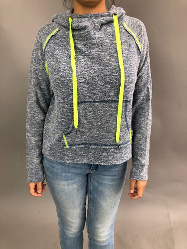 Sudadera Delias De Color Azul Talla M (Usado)