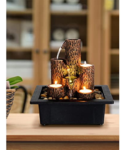 Fuente De Agua De Mesa Para Interiores, Fuente De Mesa De Tr