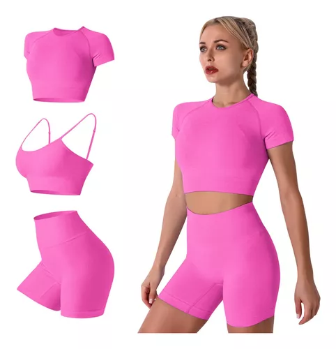 Conjunto Yoga Mujer Sin Costuras