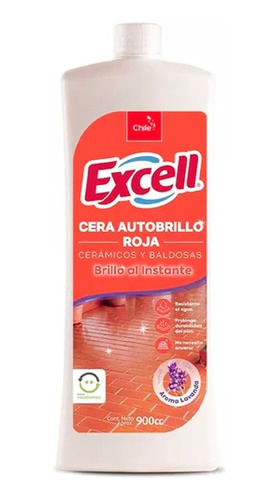 Cera Autobrillo Roja 900 Cc Lavanda  Excell