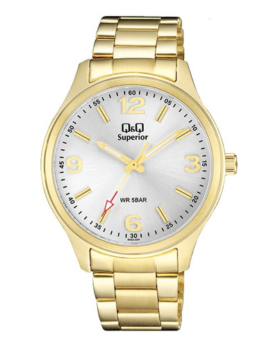 Reloj Para Hombre Q&q Superior S00a-004py Dorado