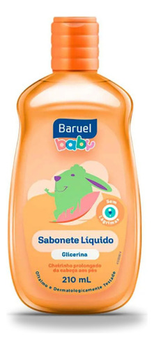Sabonete Liquido + Creme Ante Assaduras Baruel Bebê Mãe