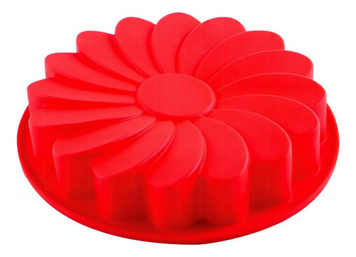 Forma De Silicone Margarida 24cm Sn20279 Mimo Style Cor Vermelho