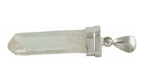 Dije De Plata Esterlina Con Cristal De Danburita