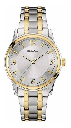 Reloj Bulova Para Hombre 98a150 Corporate Dos Tonos Original