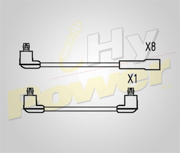 Jgo Cables Bujía Elite Para Ford Microbus 4.3l 8cil 1981