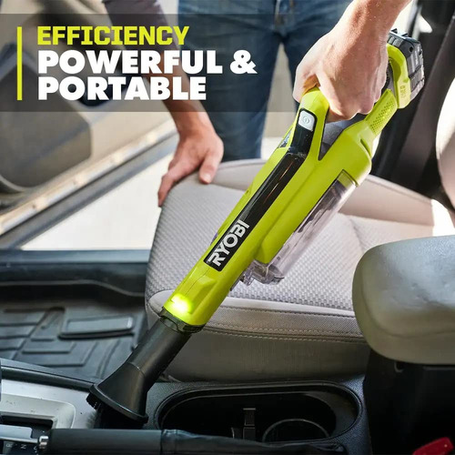 Pacroban One+ - Aspiradora De Mano Inalámbrica De 18 V Con. Color Negro/Verde