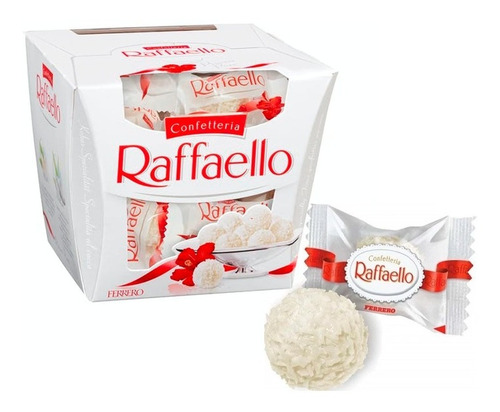 Bombon Chocolate Italiano Raffaello Ferrero 15 Und Importado