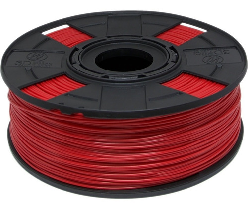 Filamento Abs Premium 1,75 Mm 500g Impressora 3d Vermelho