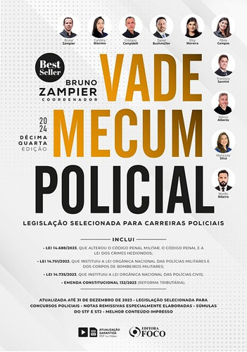 Vade Mecum Policial - Legislação Selecionada Para Carreiras 