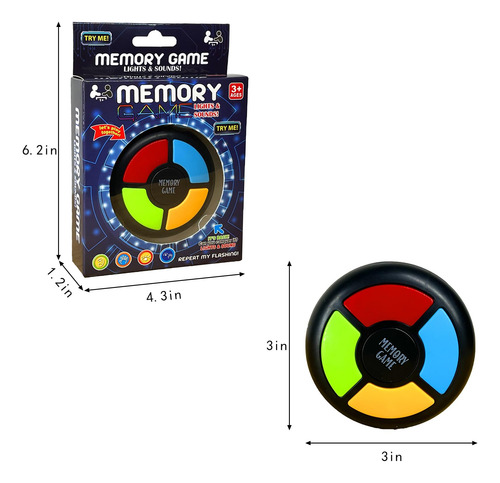 Juego De Memoria Iluminado Juguete Electrónico De Mano