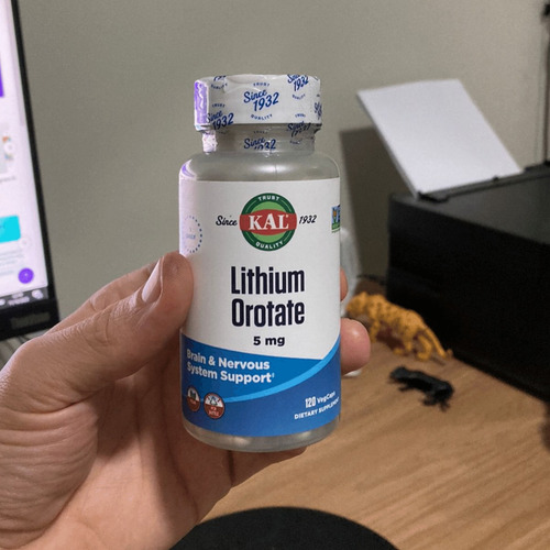 Orotato de litio Kal 5 mg - 120 cápsulas veganas