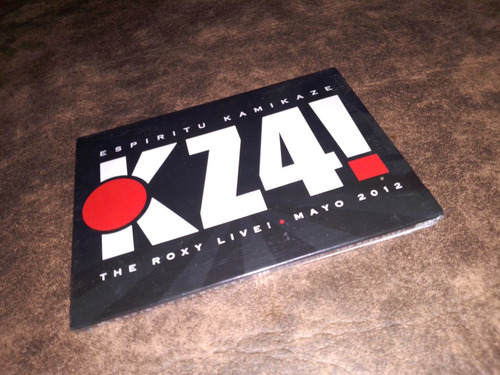 Dvd . Kz4. Espíritu Kamizaze . The Roxy Live. Mayo 2012