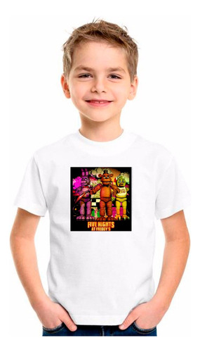 Five Nights At Freddys Remera Niño 