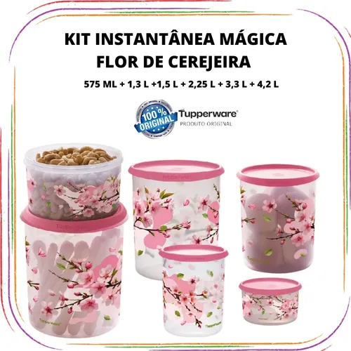 Kit Tupperware Instantânea Mágica Cerejeira | Parcelamento sem juros
