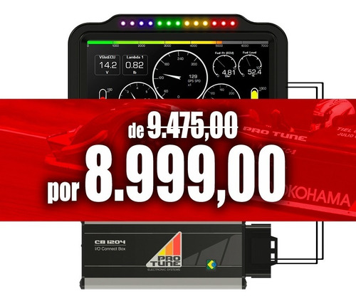 Combo Dash 5.0 + Connect Box Cb 1204 + Pré Chicote
