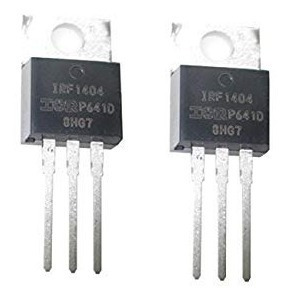 2 Pcs Irf1404 40v 162a De Canal N Mosfet De Potencia De Alta