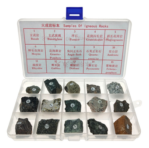 Rocas Ígneas Mineral Colección Geológica Juguete De