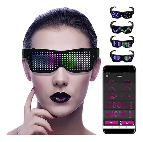 Gafas Led Gafas Led Bt Personalizables Resplandor