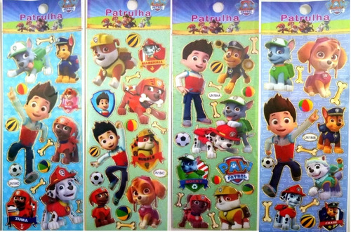 Stickers Infantiles Personajes X 40 Planchas Souvenir Calcos