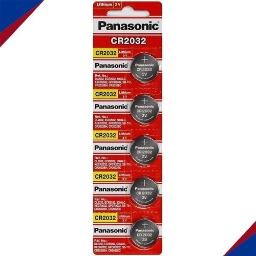 Imagen 2 de 4 de Pila Batería Lithium Cr 2032 Pack De 5 Unidades 3 V