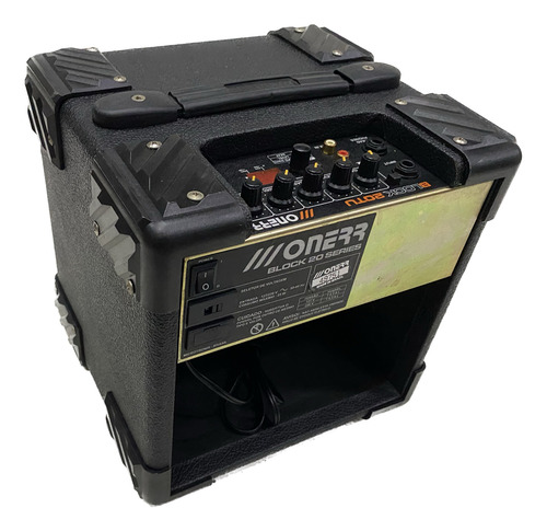 Amplificador Onerr Block 20tu Guitarra C/ Afinador Metrônomo