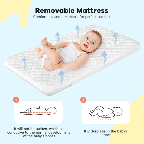Cowiewie Cuna Para Bebé Cama De Noche Para Bebé/bebés/recién