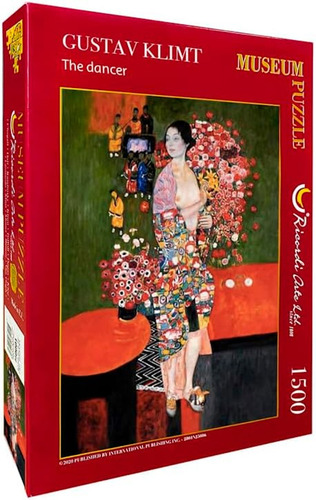 Rompecabezas La Bailarina Klimt 1500 Pz Ricordi Arte Flores