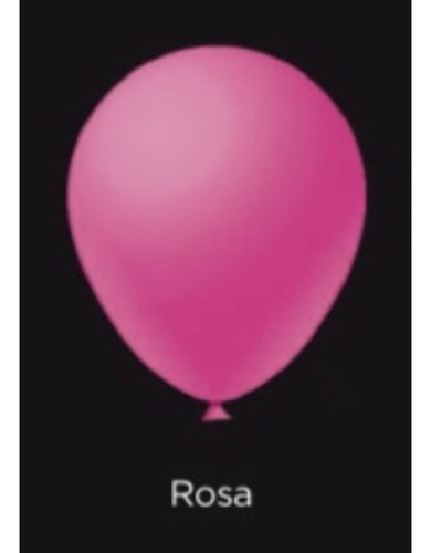Kit 100 Balão Bexiga N° 9  Rosa Neon   Látex