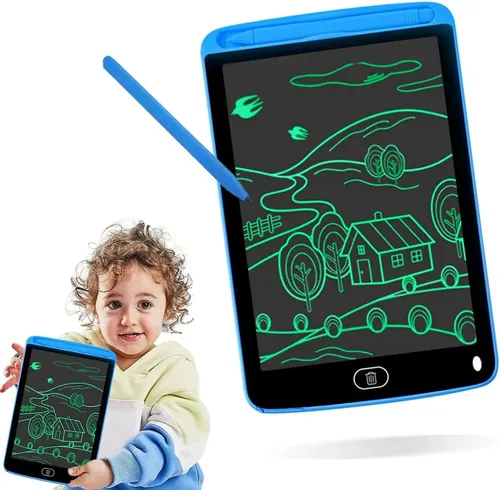 Spider Pizarra Mágica LCD Infantil De 10 Pulgadas – Tableta De Escritura Borrable Con Bloqueo De Pantalla, Juguete Educativo Para Niños De 3 A 12 Años